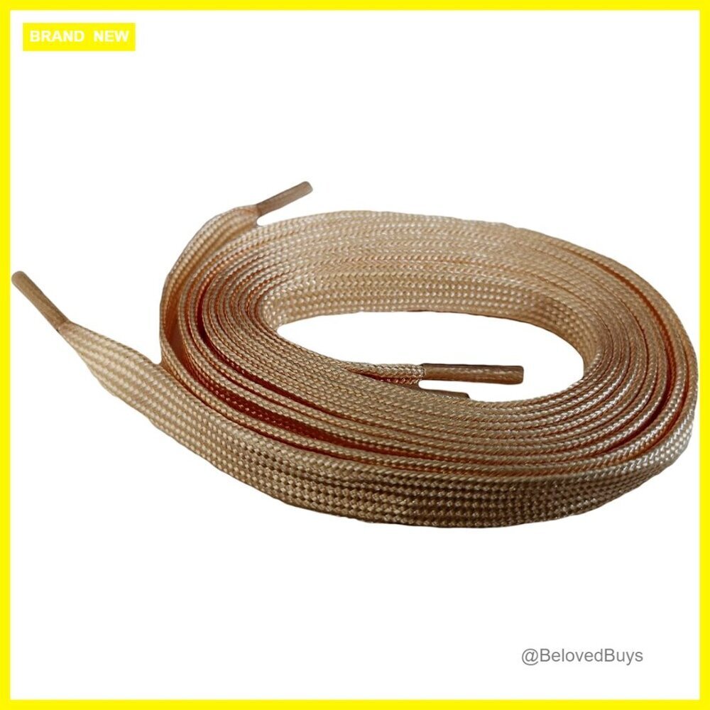 Flat Glitter Metallic Sneaker Laces, 35-Inch Durable Fashion Accessory